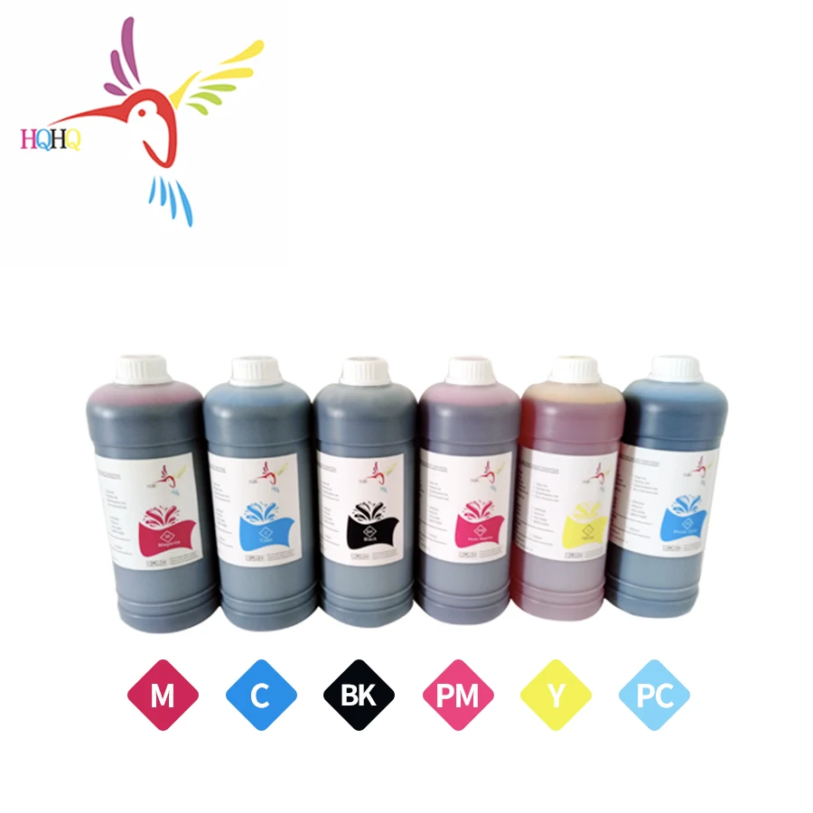 

1000ML Water Based Pigment Ink For Canon iPF W6400 W6200 W7250 W8400 W8200 W7200 Printer Compatible Cartridge Printing