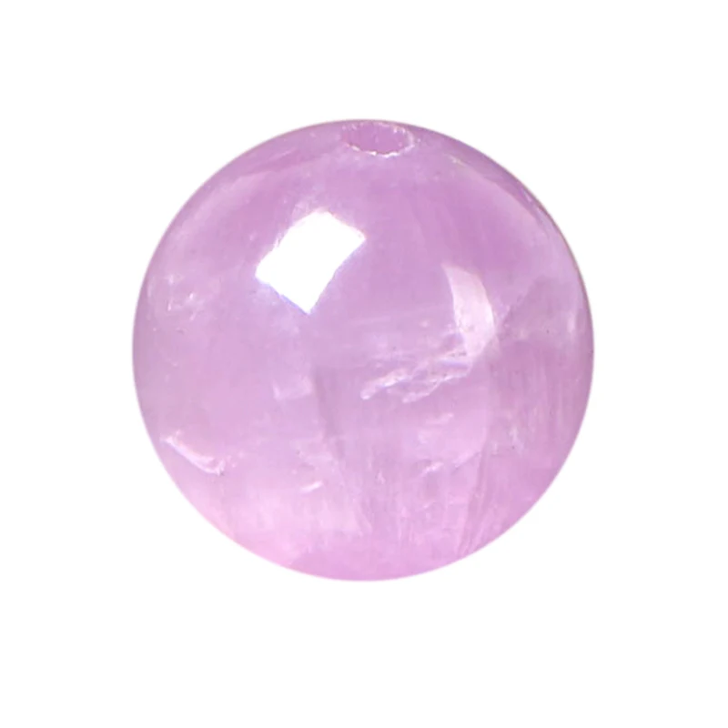 4A Natural Kunzite Chorite Quartz Crystal Single Bead DIY Beads Jewelry Making