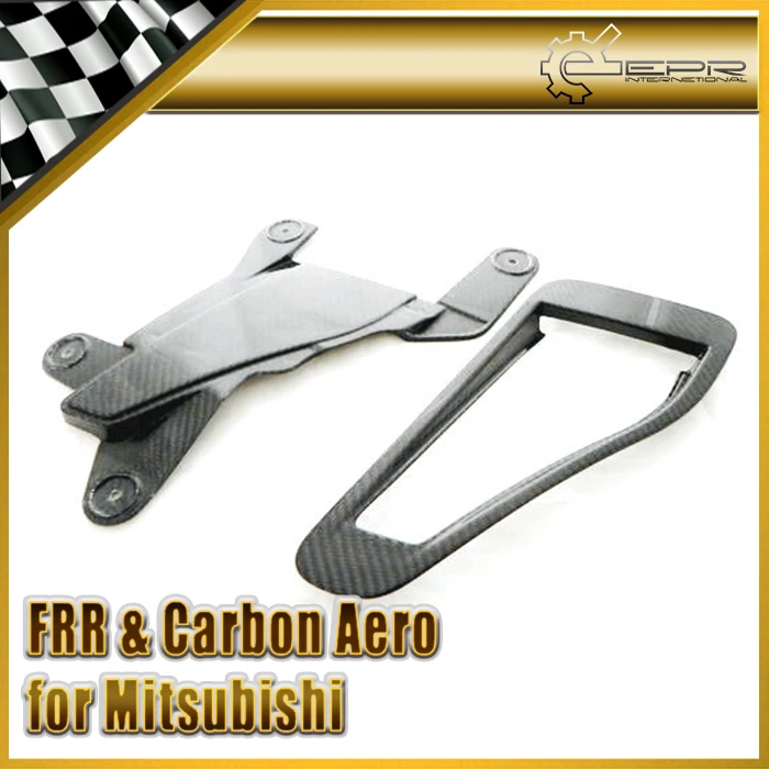 

Car-styling For Mitsubishi Evolution EVO 7 OEM Real Carbon Fiber Hood Vent Scoop