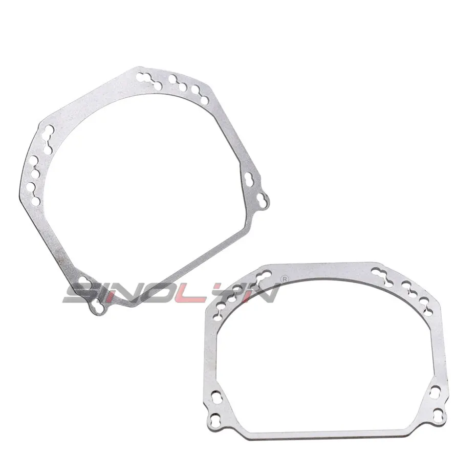 Headlight Lenses Mounting Frame Adapter For Hella 3R G5/E55/ E46 AL Bi-xenon Projector Lens DIY Car Lights Accessories Retrofit