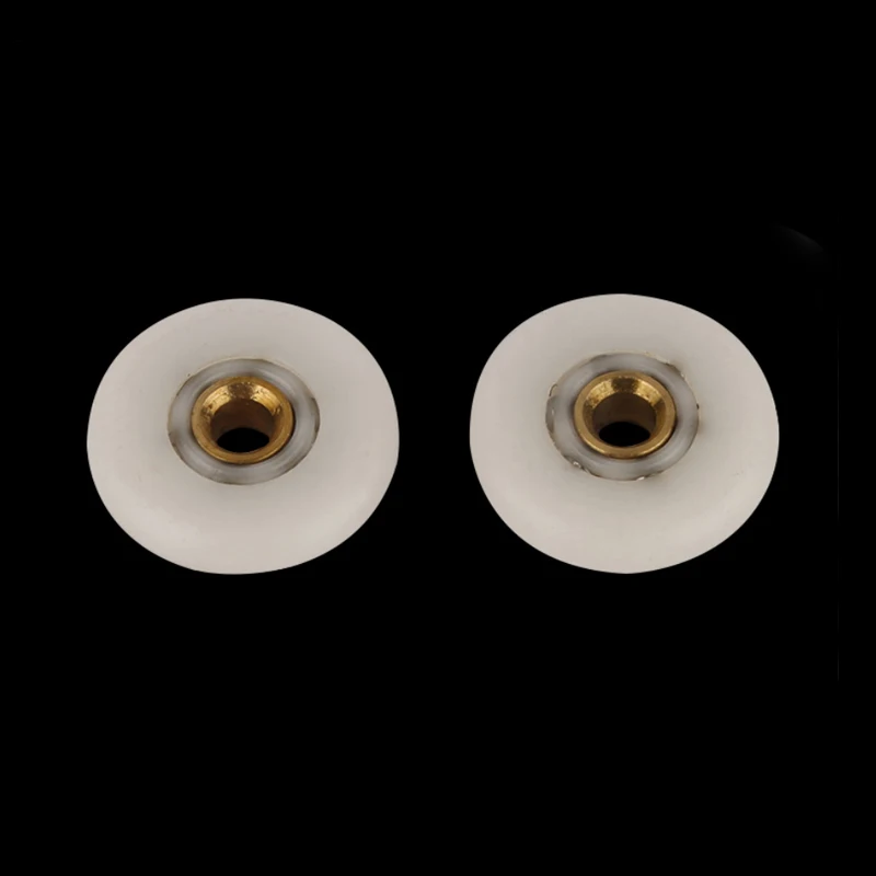 シャワードア用真ちゅう製アクセサリー,バスルームドアローラー外径23mm/25mm,ガラスプーリーアクセサリー