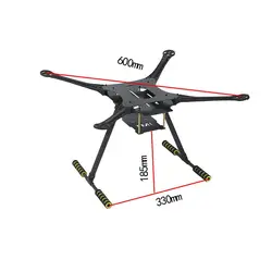 S600 çerçeve kiti F4 F7 APM/PIX çerçeve CineWhoop için S600 Drone FPV yarış RC dört pervaneli helikopter için S600 Drone FPV yarış