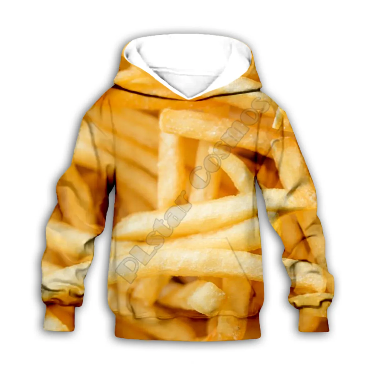 Delicious Food French Fries 3d printed Hoodies family suit tshirt zipper Pullover Kids Suit Sweatshirt Tracksuit/Pant Shorts