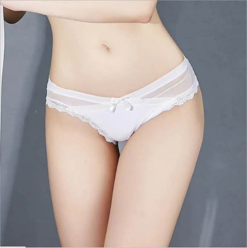 Culotte Sexy en Dentelle pour Femme, Lingerie Tendance, Sous-Vêtement de Haute Qualité, Taille Basse, Intime, S1545