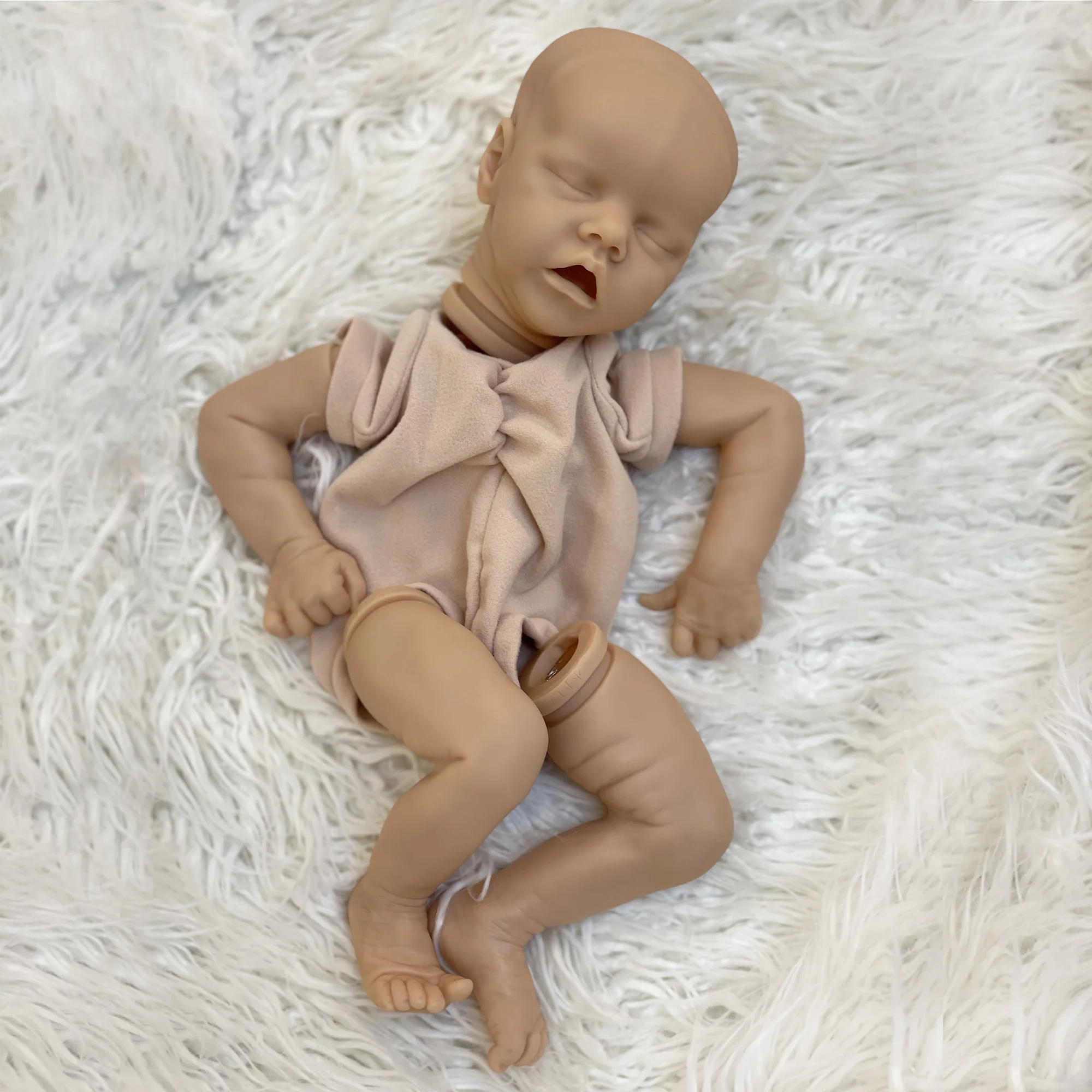 16 Inch Twins A Handmade Reborn Doll Bebe Kit Reborn DIY Handmade Unpainted Reborn Doll Kits Pеборн Cиликоновый