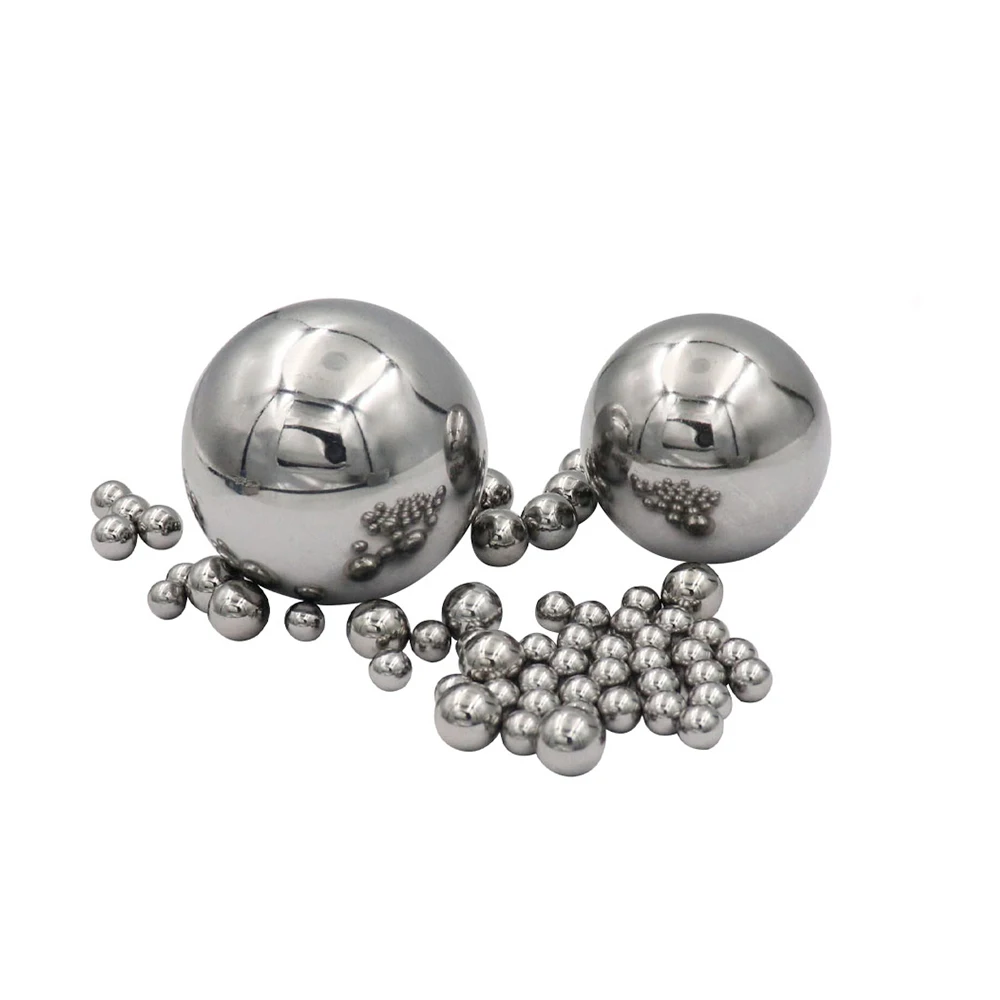 100pcs GCR15 Bearing Steel Balls1.2/2/3/3.175/3.969/4.5/5/6/6.35/7/8/9/9.525mm OD Small Ball G10 High Precision Screw Steel Ball