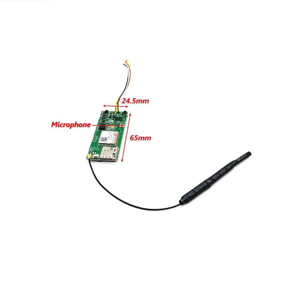 Carte de capteur de mouvement à distance avec port de carte SIM, caméra 3G, 4G, mini technologie, défilement filaire, micro intégré, HD 720P, 1080P,