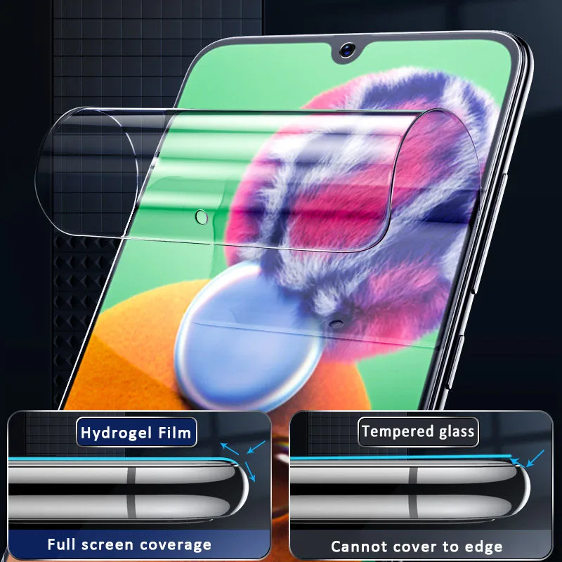 For Samsung Galaxy A01 SM-A015F A015 Hydrogel Film Screen Protector Shield For Samsung Galaxy A01 Protective Film 9H Not Glass