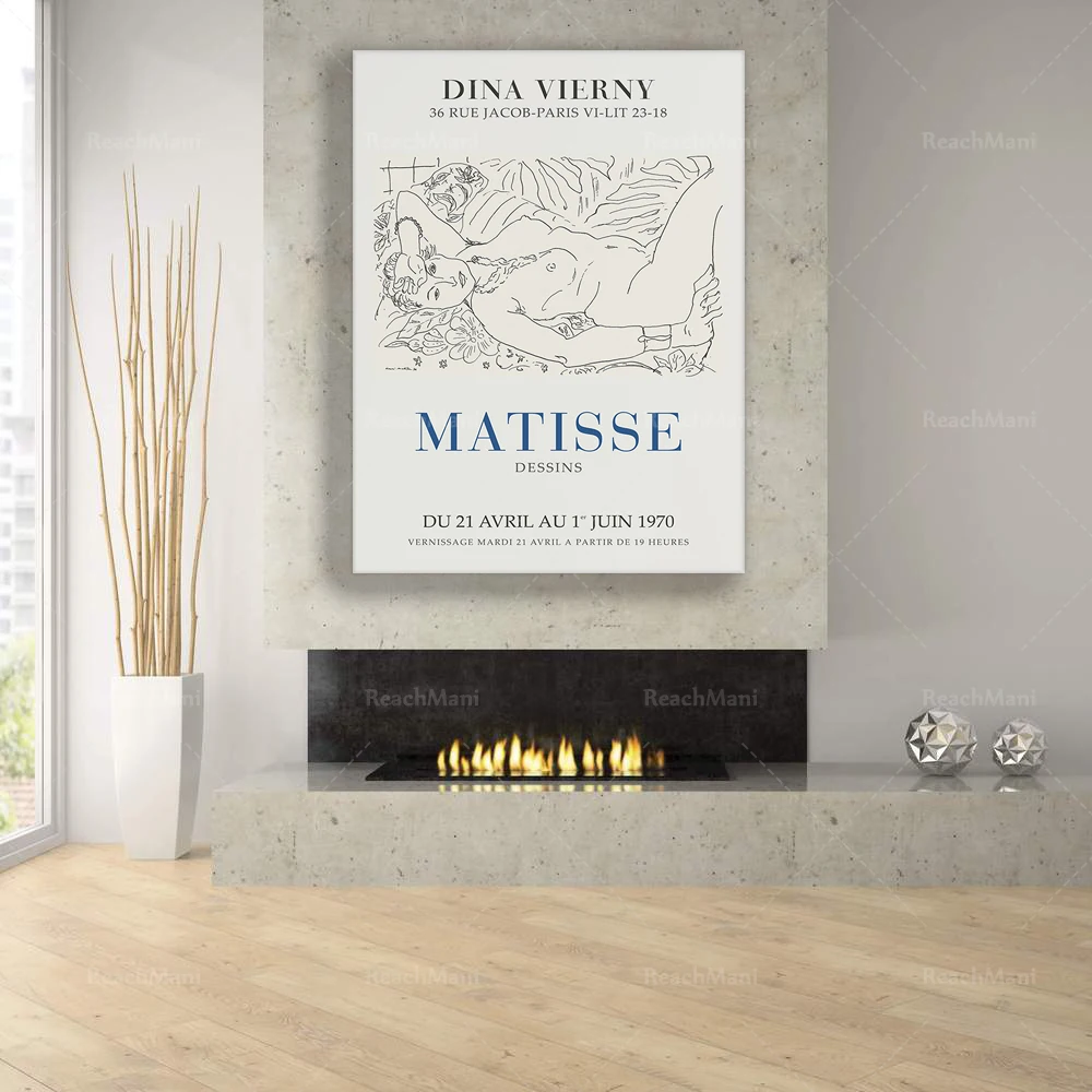 Henri Matisse Art Exhibition Digital Download Poster Large Print