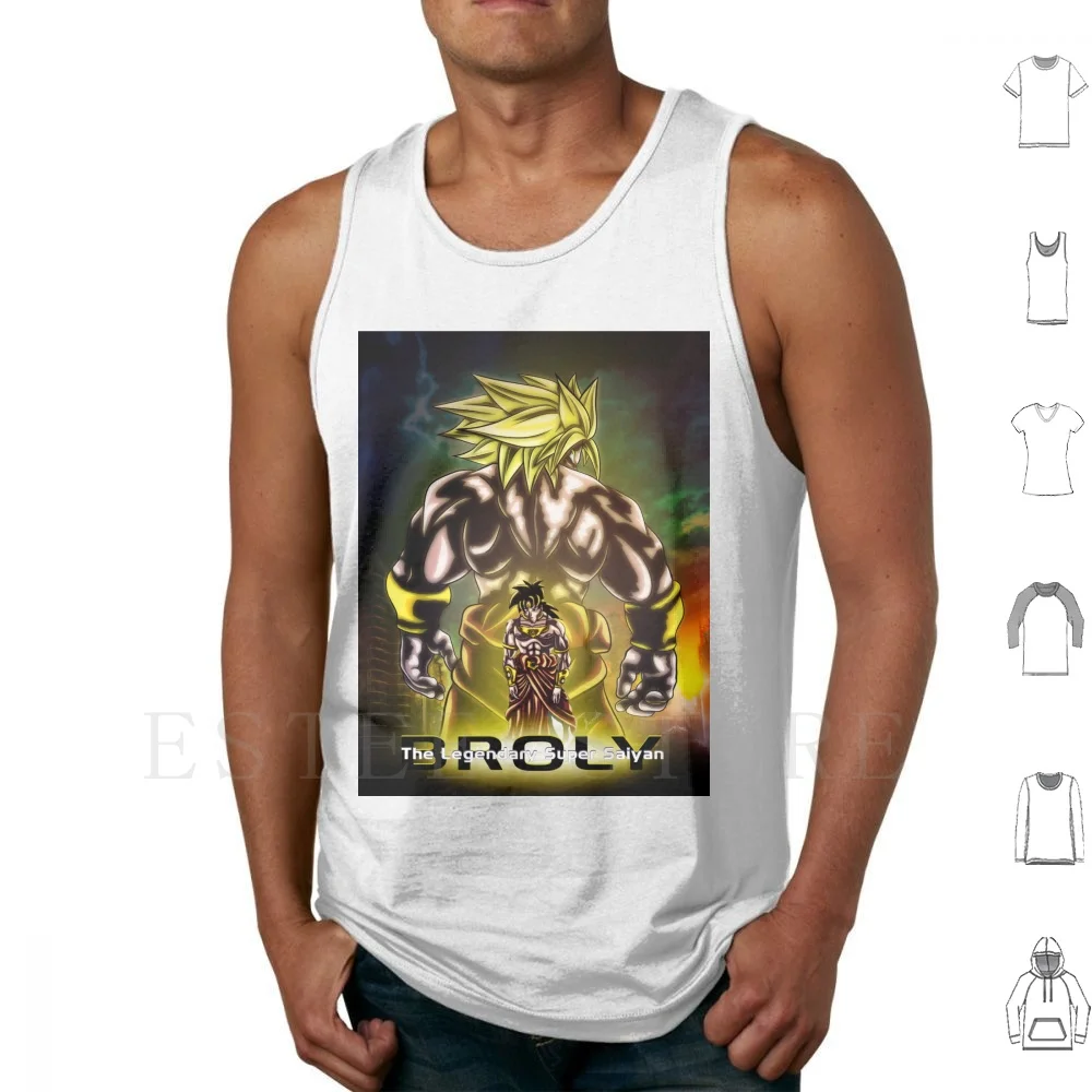 Broly-The Incredible Legendary Saiyajin Tank Tops Vest Broly Legendary Saiyajin Paragus