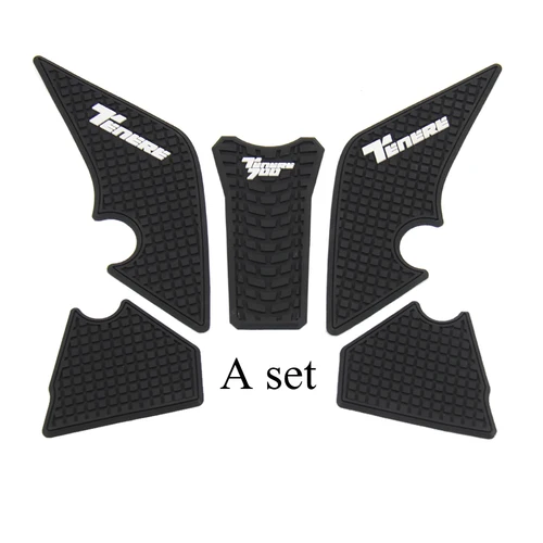Imagen 2 del producto Protector antideslizante para YAMAHA Tenere 700 Adventure T700 XTZ 700, pegatina tipo almohadilla para depósito de agarre de rodilla de Gas, calcomanía 3M, almohadilla lateral de tracción