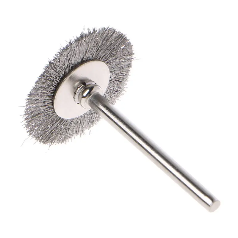 10Pcs 22mm Platinum Blade Stainless Steel Wire Wheel Brush Dremel Rotary Tool for Mini Drill Dremel Polishing Dremel Drop Ship