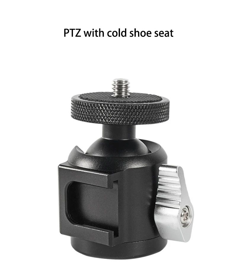 Mini rotule en aluminium, adaptateur de chaussure froide léger et Flexible pour appareil photo DSLR SLR avec plaque à dégagement rapide Arca, offre spéciale