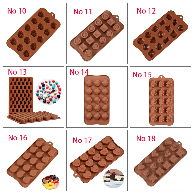 Silicon Chocolate Candy Mold Baking Cake Molds Baking Pan For Pastry And Bakery Accessories For Confectionery Diy And Tools