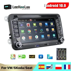 LeeKooLuu 2 Din Android Car Radio GPS Autoradio Player For VW/Volkswagen/Golf/Polo/Tiguan/Passat/b7/b6/SEAT/leon/Skoda/Octavia
