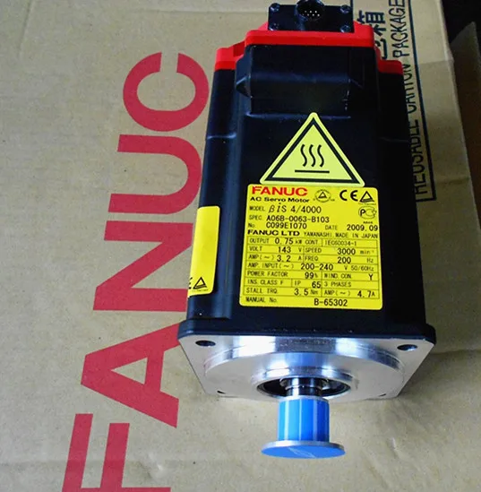 Fanuc betais 4/4000 ac servo motor A06B-0063-B103 220v ac electric motor 3 phase motor