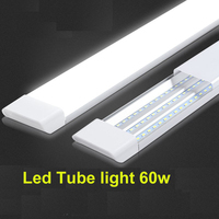 Led Tube Light  Bar Light Cabinet Hard Strip 70w 60w 40w 27w 60cm 90cm 120cm Led Flat Batten Light Tri-proof  3 Linear led Light