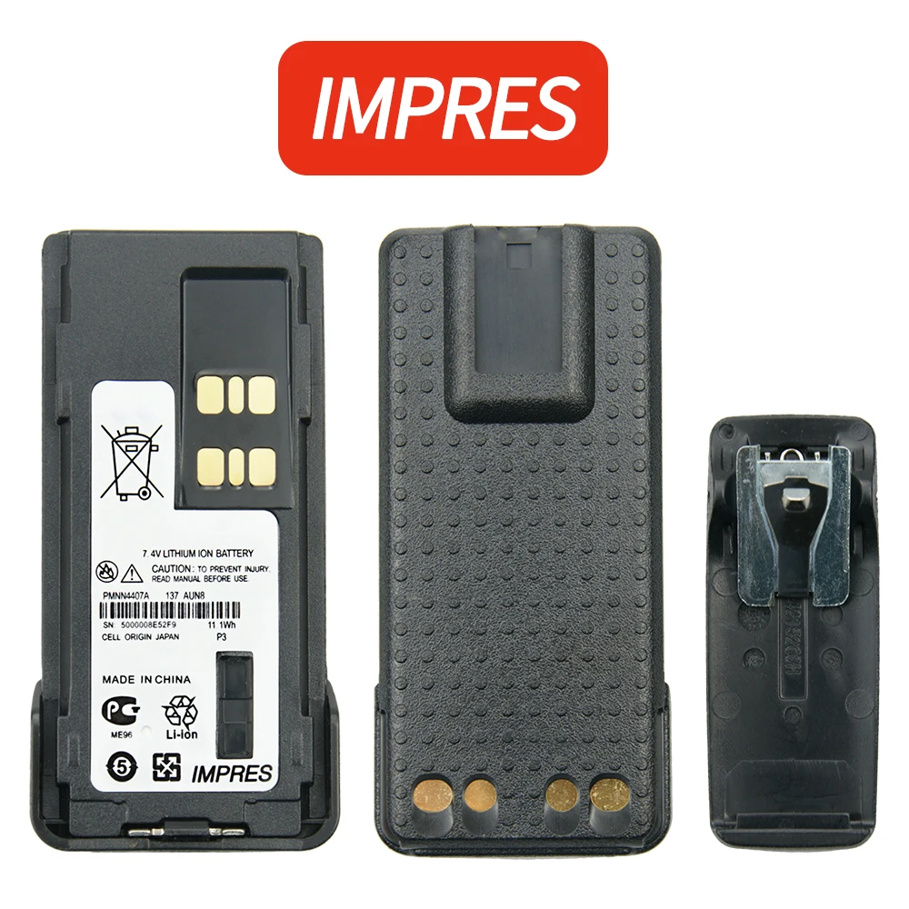 10 Pcs IMPRES 1800 mAh Li-ion Battery for Motorola XPR3300 XPR3500 XPR7350 XPR7380 XPR7550 XPR7580 Walkie Talkie Battery