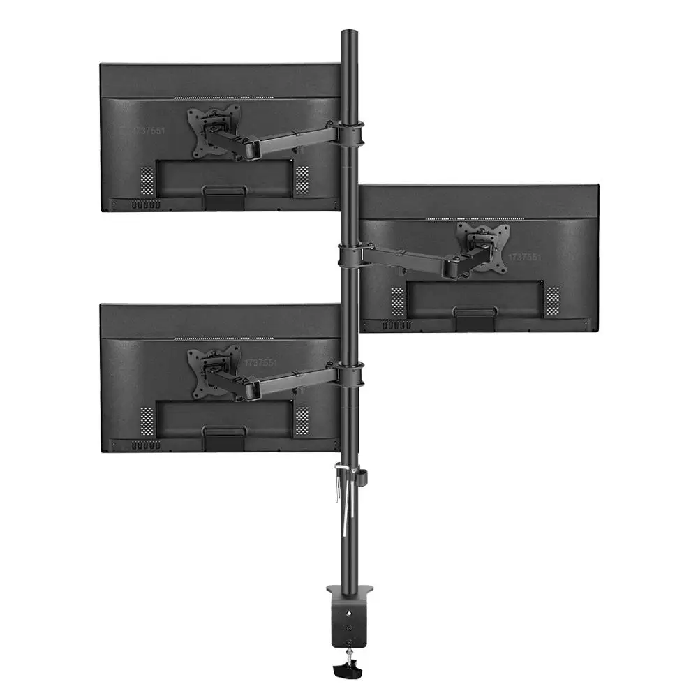 Brazo Triple Monitores Ajustable D-Mount 80cm 12kg