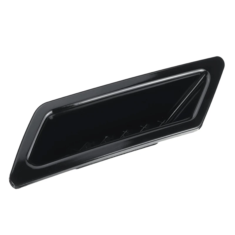 Glossy Black Universal Car Front Bumper Hood Vent Air Out Decoration for Honda Civic -A4 B8 Golf BMW-E90 E80 E82 F30