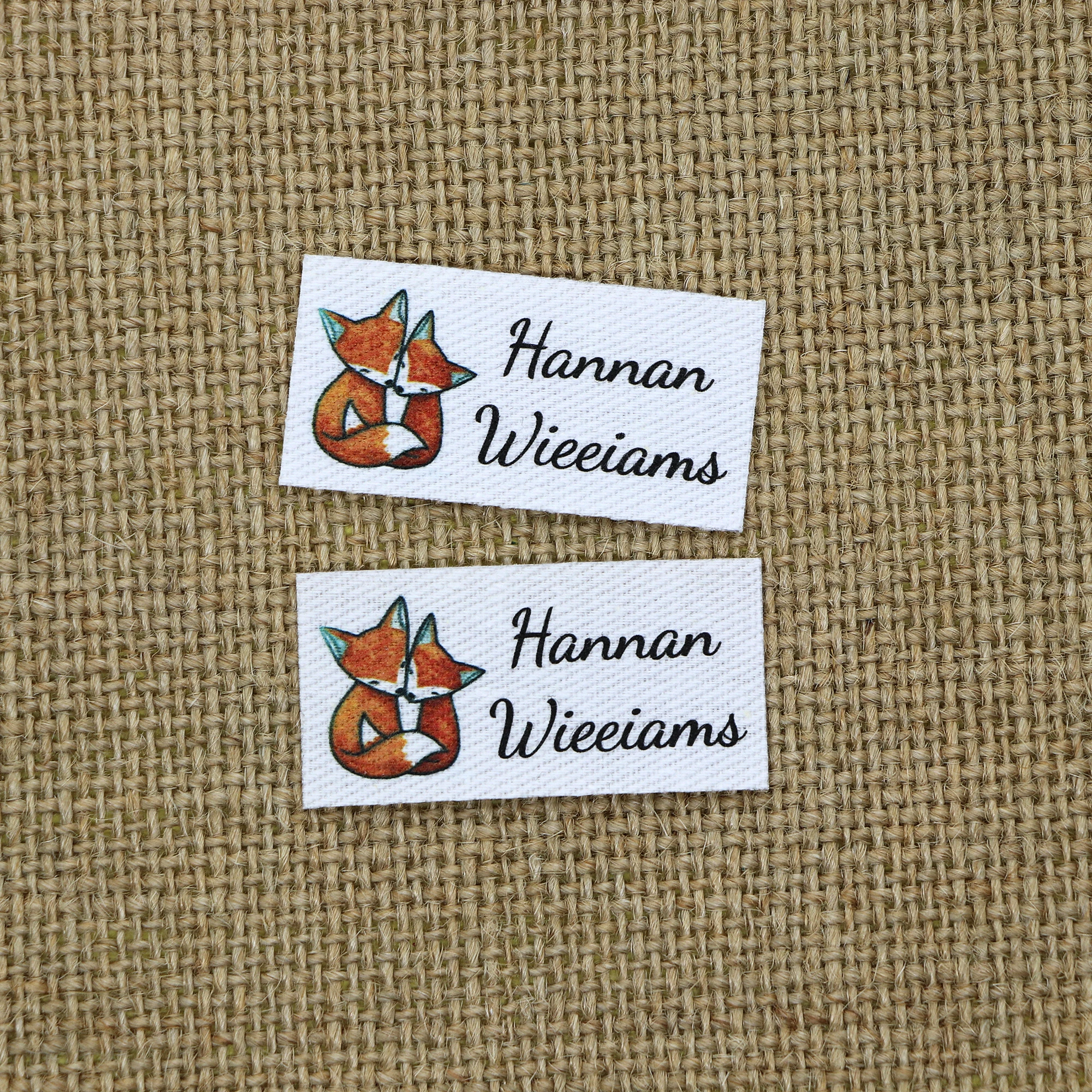 

Ironing Labels, Logo or Text, Iron on Cotton , Clothing Labels, Custom Design, Ironing tags (YT095)