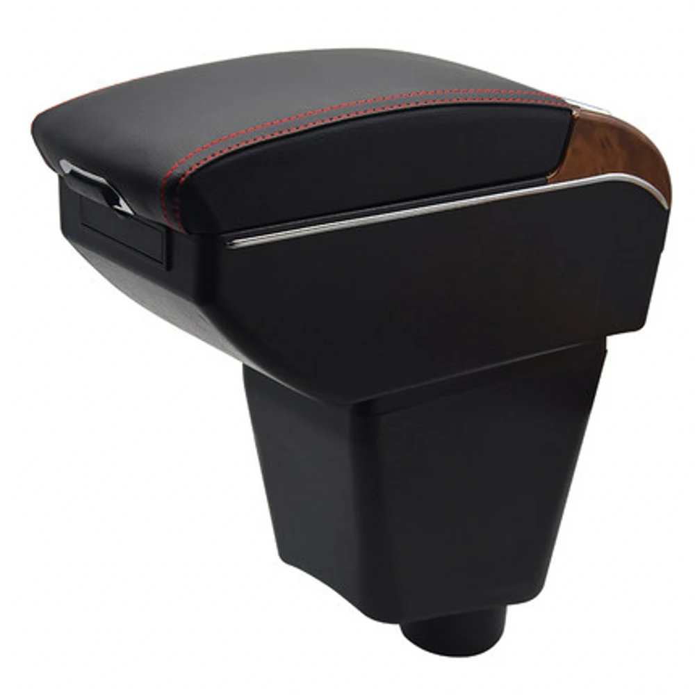 

For Renault Clio Captur Armrest Box Elbow Rest Center Console Storage with Phone Charging USB Interface Cup Holder