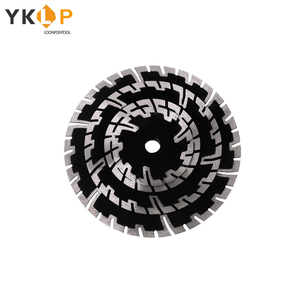 다이아몬드 커팅 디스크 세그먼트 그라인더 블레이드 110mm 125mm 180mm 230mm, 도자기 타일 화강암 대리석 절단용, 1 개
