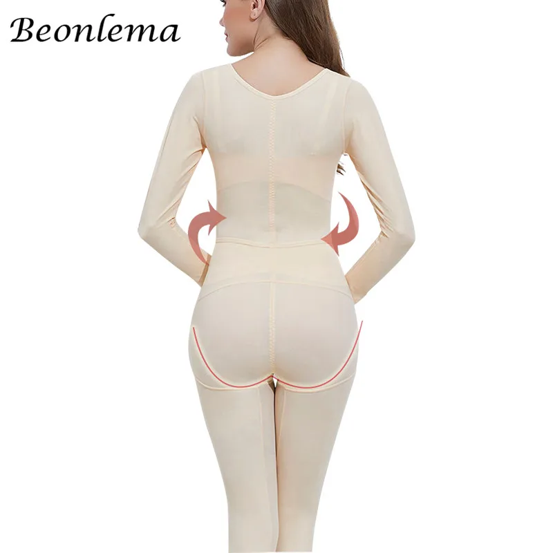 Full Body Sexy Shapewear For Women Butt Lifting Slimming Shapers Seamless Posture Corrective Arms Shaping Leggings Bodysuit