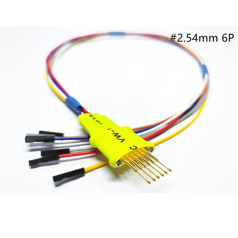 5pcs cable Wires Pins Probes adapter Supports iProg/Xprog For ECU In-Circuit Without Soldering