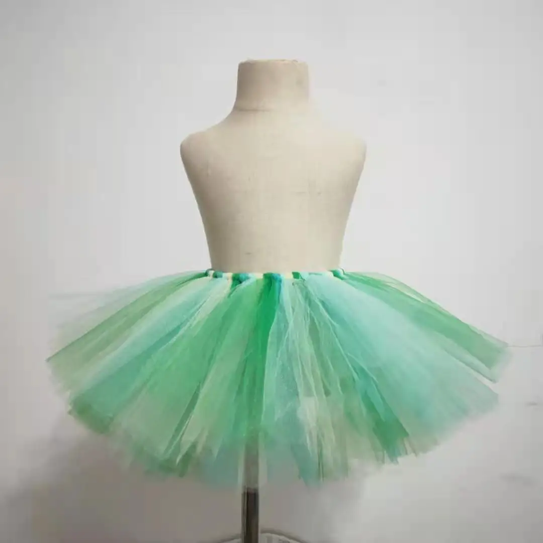 

Colorful Baby Girl's Tutu Skirts Infant Fluffy Tulle Tutus Pettiskirts with Peony Flower Headband Set Kids Birthday Party Skirts