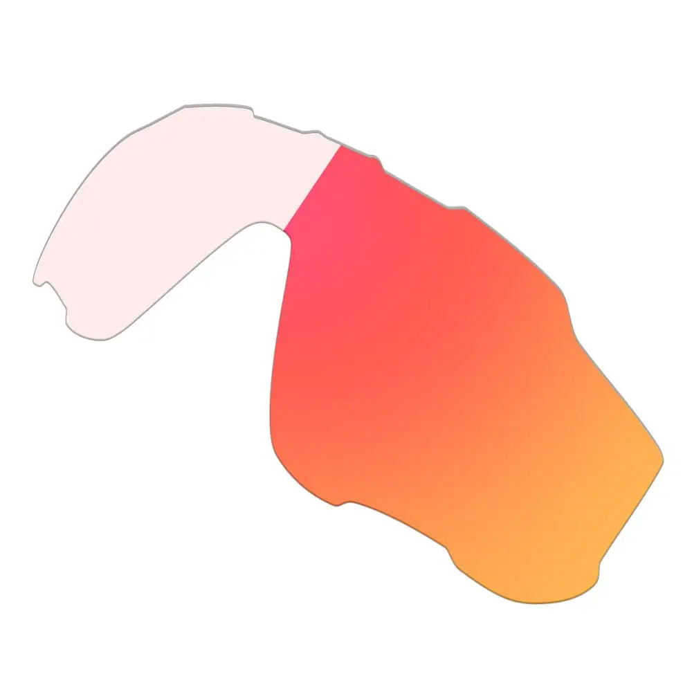 Hkuco Mens Replacement Lenses For Jawbreaker Sunglasses Photochromic Red Unpolarized