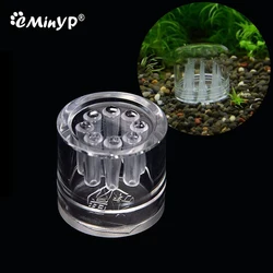 Aquarium Planaria Trap Crystal Red Shrimp Worm Trap Transparent 8-Hole Leech Proteinworm Pest Catcher Fish Tank Cleaner Tool