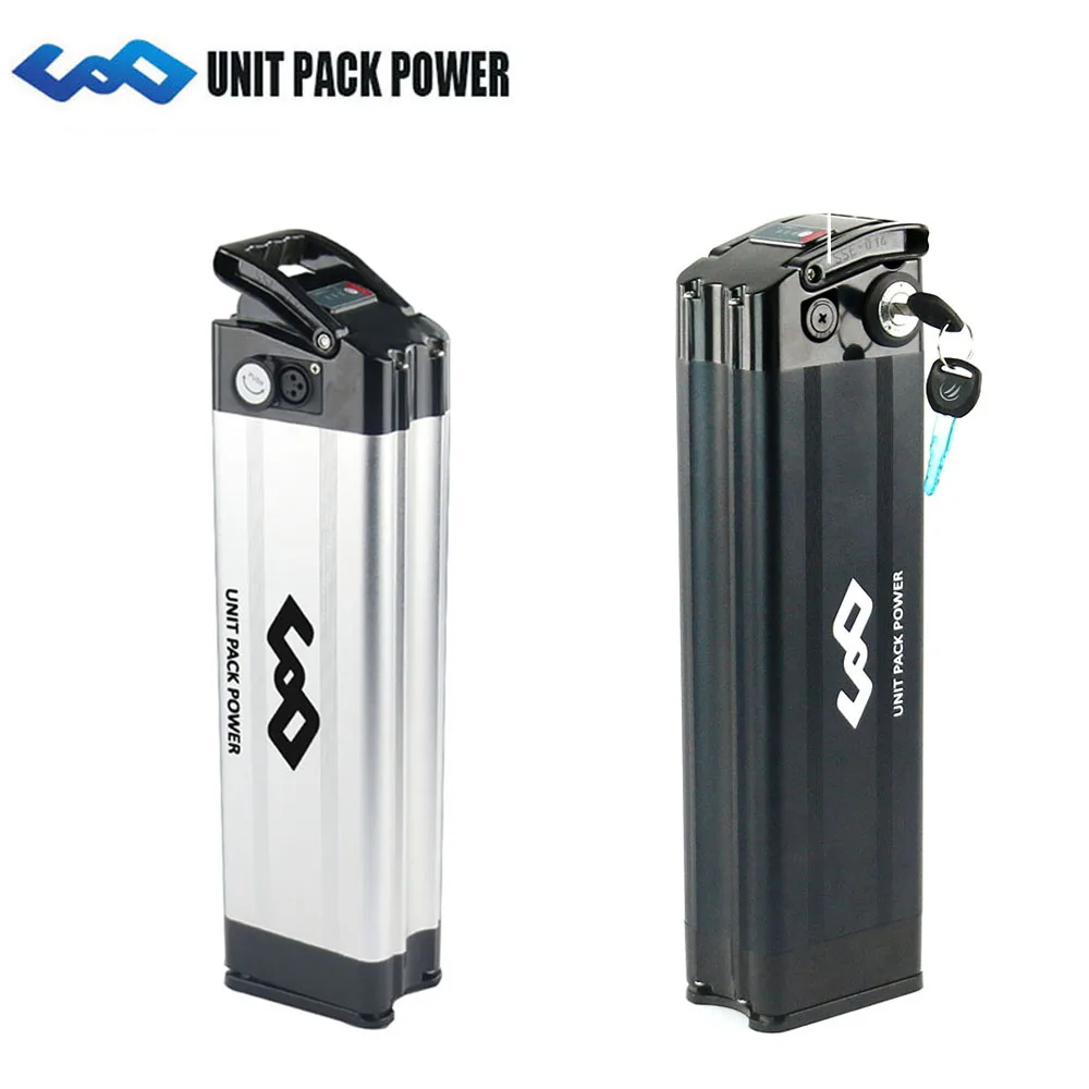 EU Stock 36V Ebike Battery Silver Fish 17.5AH 13Ah Lithium 18650 Cells Pack for Electric Bicycle 200W 350W 500W Hub Motor Kit 5-7 Days