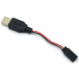 Ladekabel von Lithium -Batterie für 3RC -Drohnenquadcopter, USB für JST SM Futaba Plug, 3,7 V, 8 Hauptverkauf Batterie -Radio -Futaba - №6
