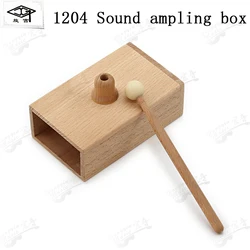 Piano tuning and maintenance tools 1204 sound box tuning fork and sound stop tools wood
