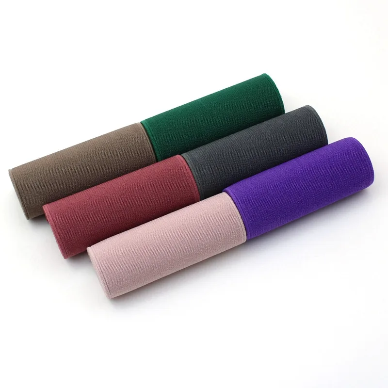 8CM width thick elastic, wide band, high elastic rubber band, color double-sided rubber band