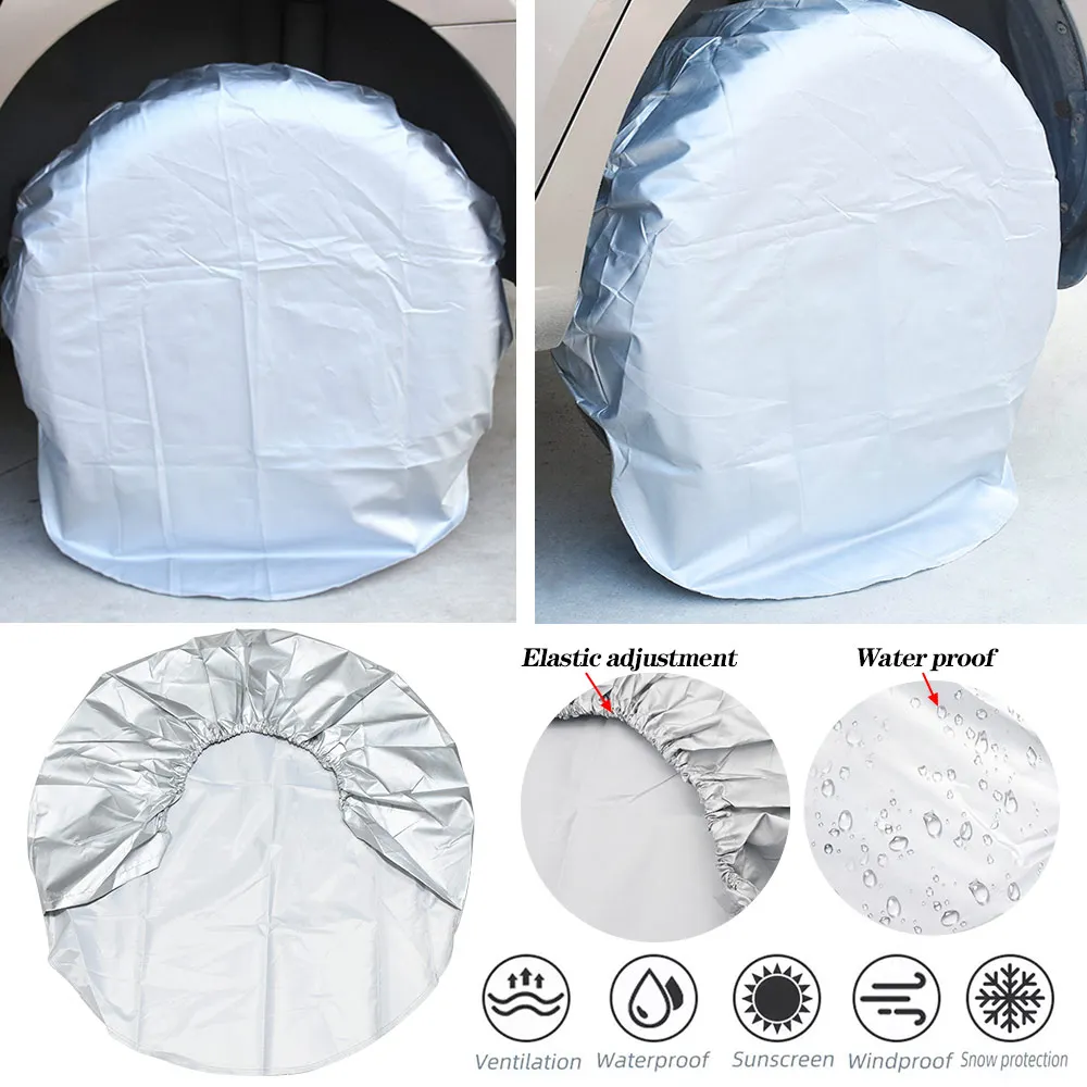 2pcs/Set Wheels Case Protector Bags Car Heavy Duty RV Wheel Tire Covers Exterior Accessories For Truck Trailer Camper Motorhome