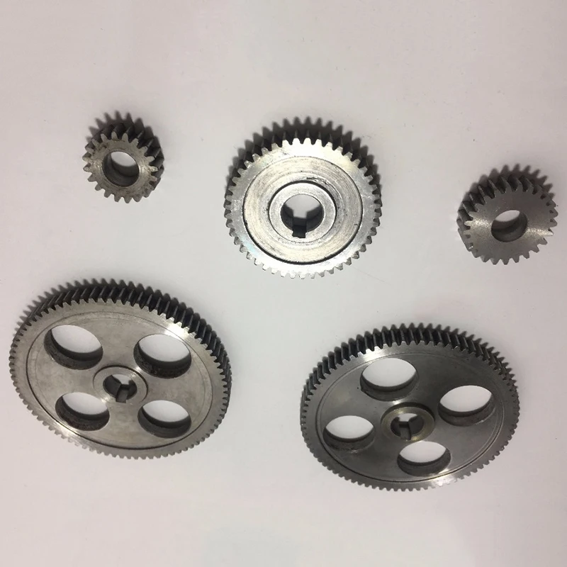 5Pcs/Set CJ0618 Machine Tool Gear Metal Gears Micro-Lathe Gear Metal Cutting Gear