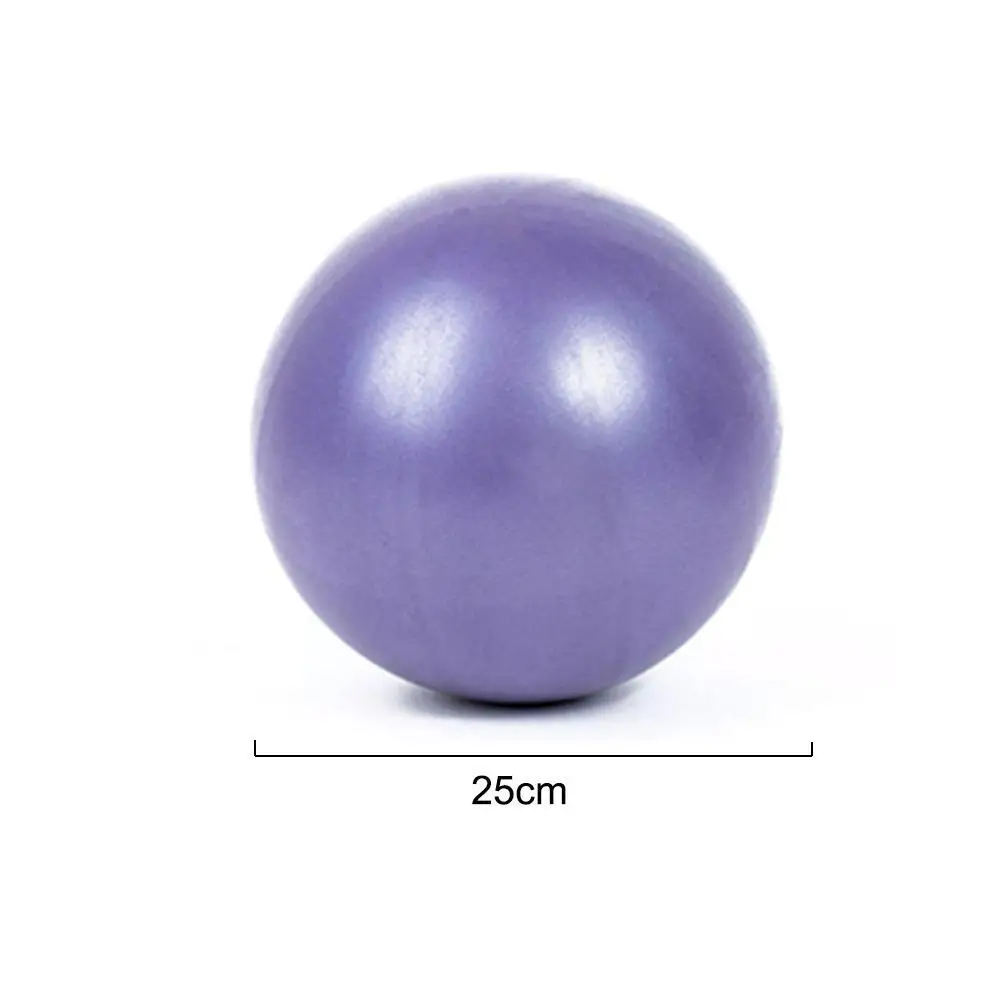 Pelota de Yoga esmerilada a prueba de explosiones, Mini bola de Fitness para Pilates, Yoga, bola pequeña de cadera, bola de paja para Fitness, 25cm,