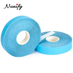 Ruban adhésif Double face pour Extensions de cheveux, 36Yards, 0.8Cm, 1Cm, 1.9Cm, 2.54Cm, bleu, pour perruques