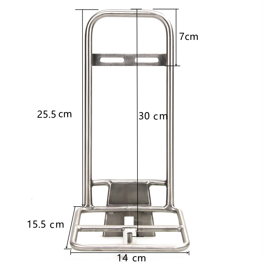 ultra-light titanium bike bag front rack  alloy front rack, suitable for brompton bikes, approx. 240g