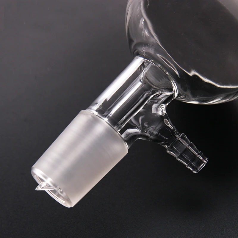 #14/19/24 Lab Glass filter funnel suction funnel with branch pipe G3 sand core Laboratory Equipment