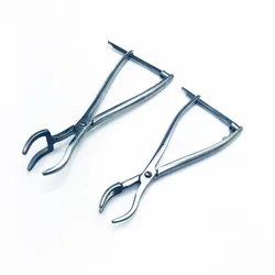 Stainless steel Three-claw reset forceps Veterinary orthopedics Instruments