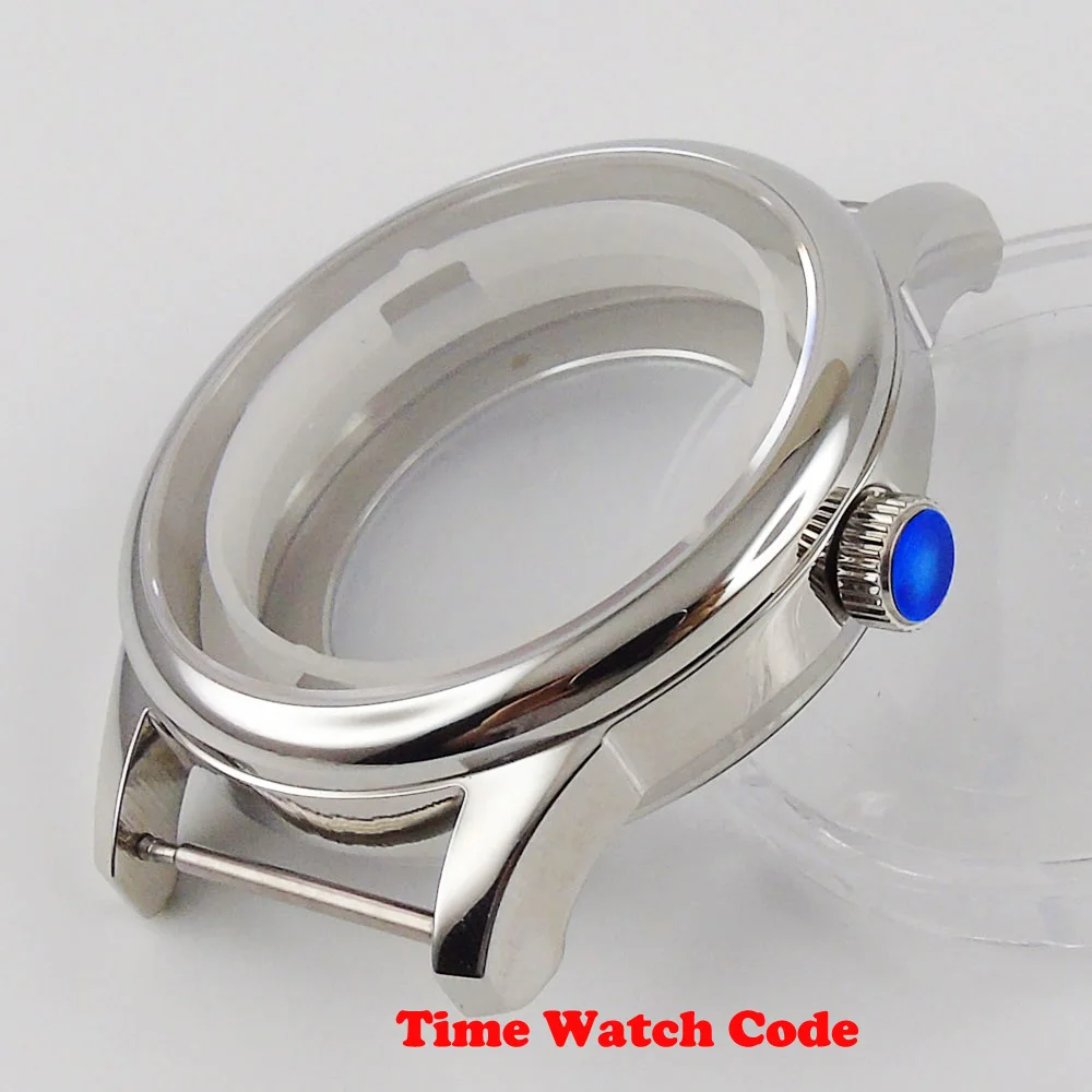 40mm Stainless Steel Automatic Men's Watch Case fit ETA 2836 Miyota 8215 & 8205& 821A Mingzhu 2813 automatic movement