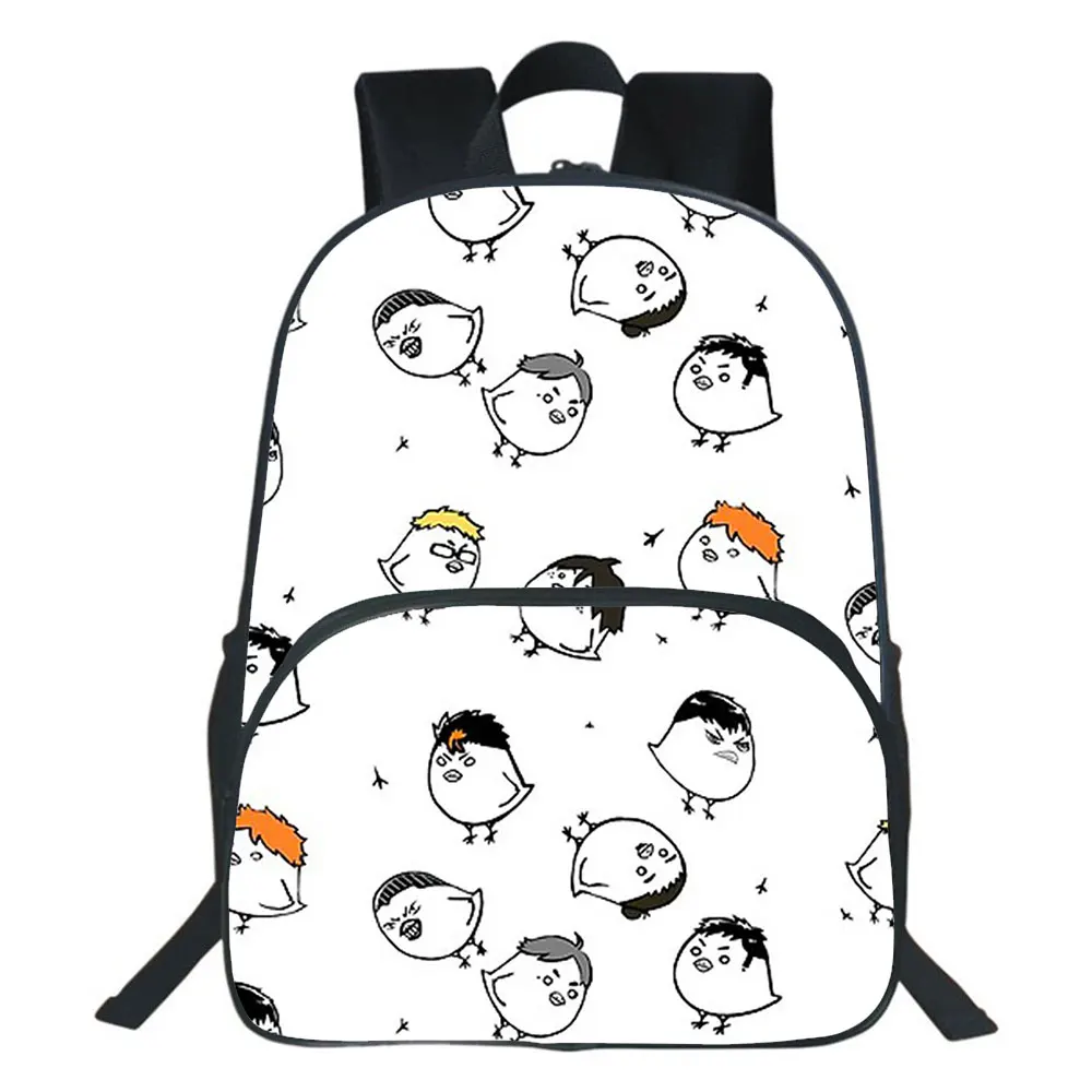 Mochila de Anime Haikyuu para adolescentes, Mochilas escolares para niños, Mochilas informales de viaje de dibujos animados de 16 pulgadas Soporte personalizado