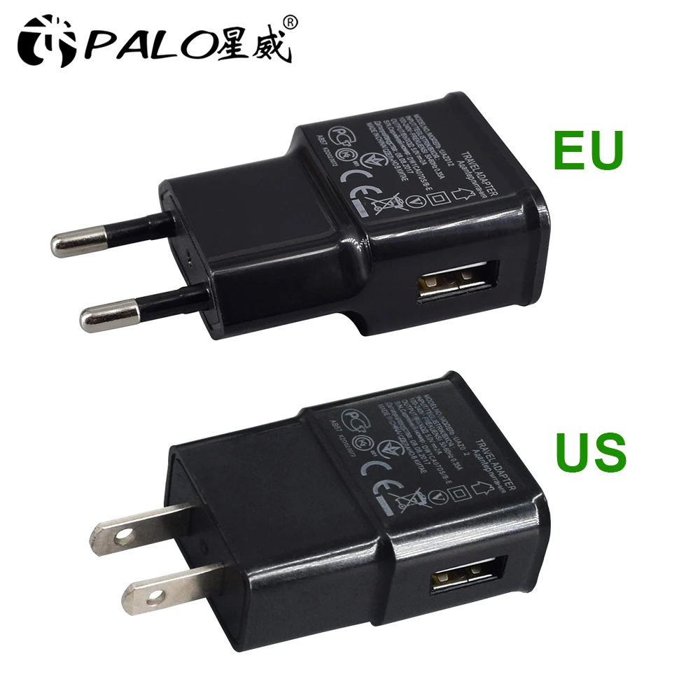 PALO 8 slots LCD Display Smart USB Battery Charger For 1.2V Nimh Nicd Type C D AA AAA Rechargeable Battery Fast Charge Device