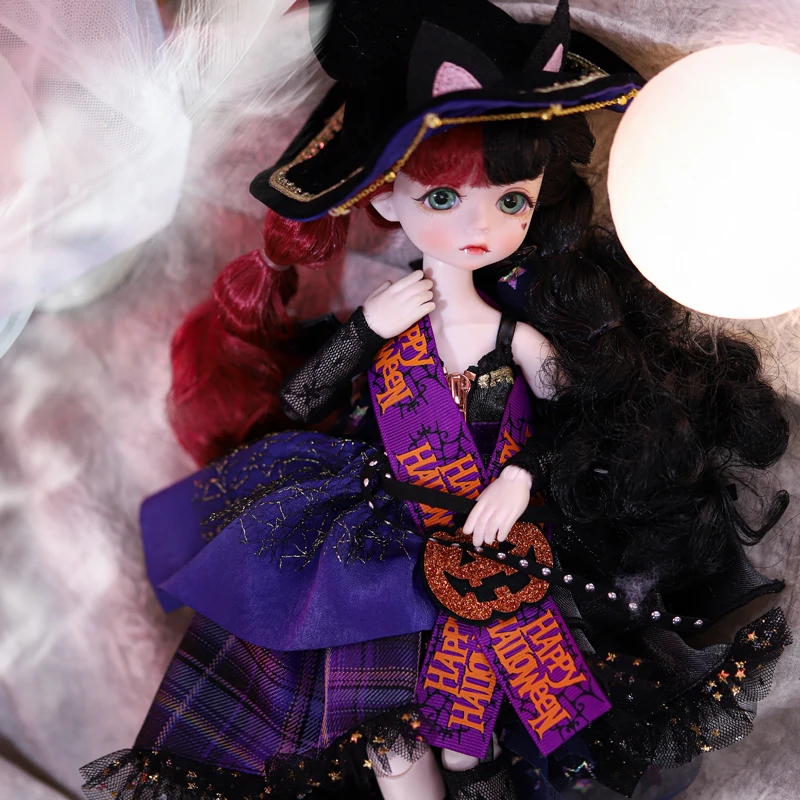 DBS DREAM FAIRY Doll 1/6 BJD Halloween Combo Name By Devil Mechanical Joint Body With Makeup  Girls SD