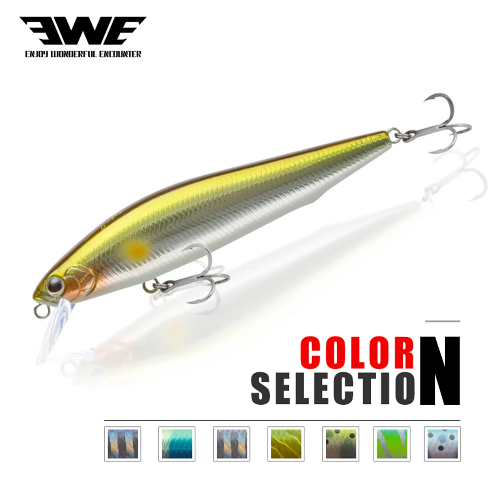 EWE S65S 65mm/7g Jerk Bait Wobblers Trout Lure AR-C S80s 80mm/10g Sinking Minnow Artificial Hard Baits For Pike Fishing Tackle