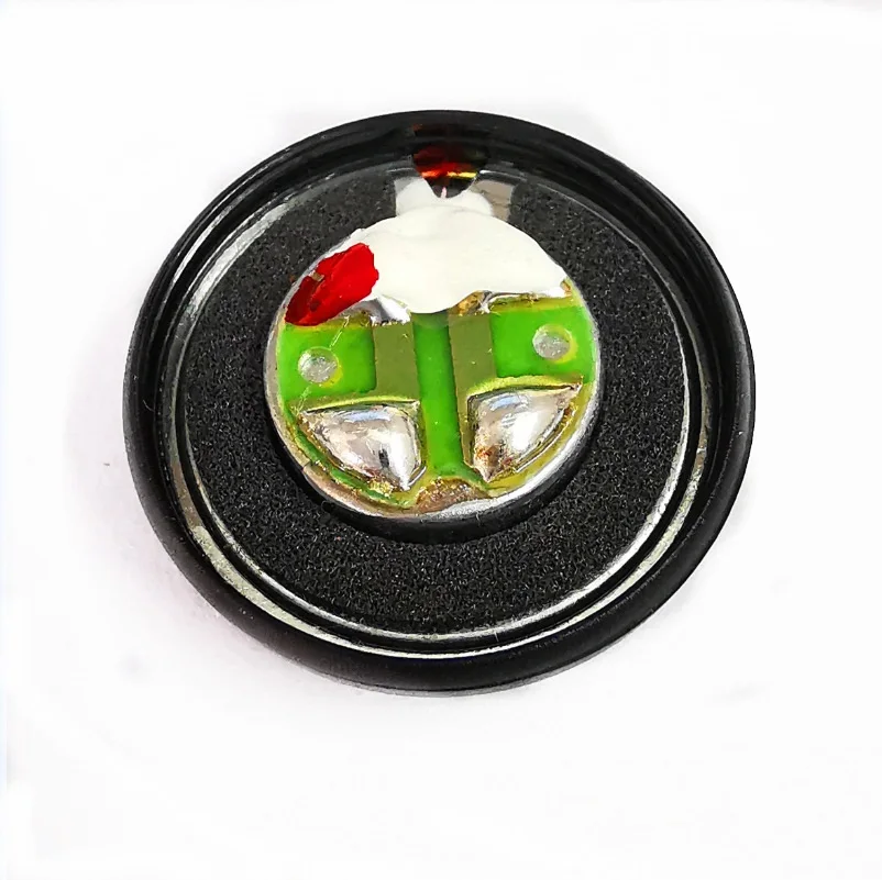 15.4 مللي متر وحدة اللغة MX500 وحدة 15.4 مللي متر 64 أوم مركب titanium شقة سماعة الرأس 2 قطعة