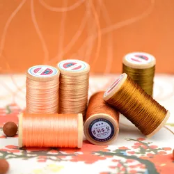 Roll Of 0.3mm polyamide fibre line  Hand-woven embroidery thread Tassels Line 50M High strength 3 Strands Thread Skin colour